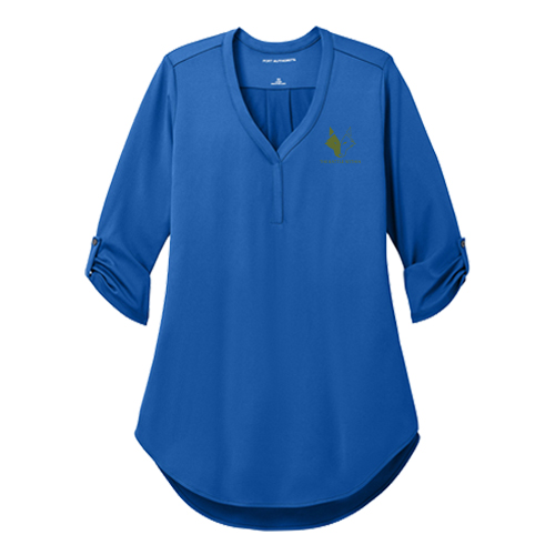 Port Authority� Ladies City Stretch 3/4-Sleeve Tunic - Navy